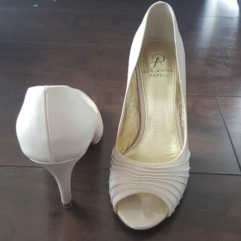 Formal peep toe heels
